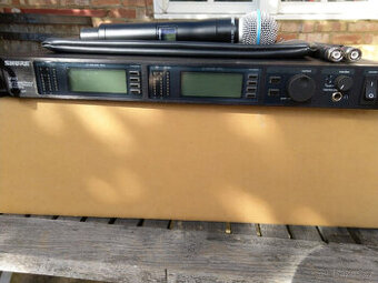 Shure UHF UR4D UR2 UR1 Beta 58a Radio Micro System ruční pře