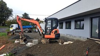 zemni a vykopove prace bagrem 4tuny autodoprava