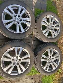 ALU Mercedes a zimní pneu Nokian 205/55 R16