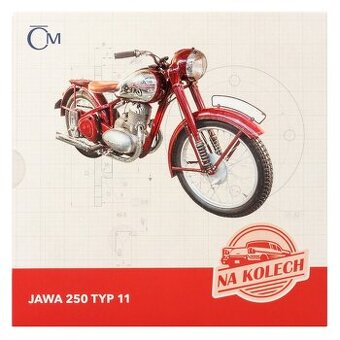 Stříbrná mince Na kolech - Motocykl JAWA 250 typ 11 proof