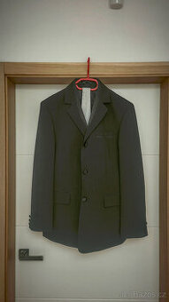 Společenský oblek, sako, vesta, kalhoty vel. 48