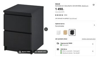 Noční stolky IKEA Malm