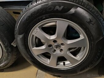 Alu kola Volvo XC60 5x108 r17 Originál,pneu zimní 6mm235/65