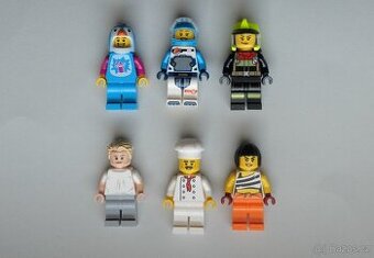 LEGO minifigurky City, Space, Speed Champions
