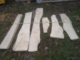 Lipové fošny 4cm silné, různé patvary třeba na vývěsní štít