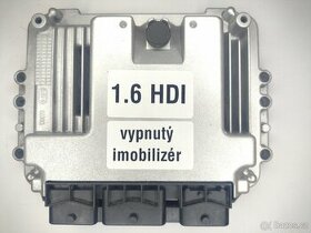 Řídicí jednotky motoru Peugeot Citroen 1.6 HDI