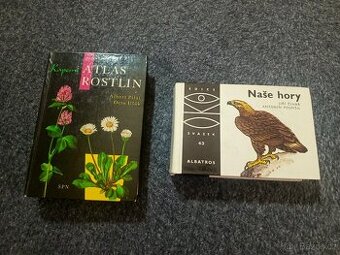 knihy Atlas rostlin a Naše hory - viz foto