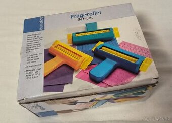 Tvořítka 3ks - embosovací válečky