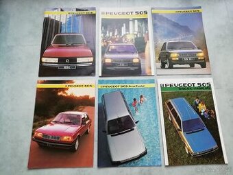 Peugeot katalogy 604, 505, 305, Break, Familial