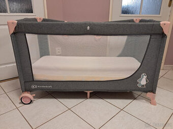 Postýlka cestovní Kinderkraft růžová