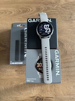 Garmin Venu 4 45mm Silver+řemínek + ochranná fólie, záruka