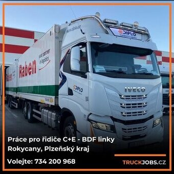 Nabídka práce: Řidič C+E BDF linky