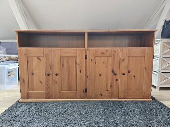 Dřevená komoda skřínka Ikea Leksvik Alve