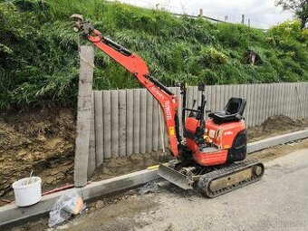 Pronájem minibagru Kubota u10-3