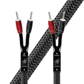 Audioquest rocket 44, repro kable, dlzka 2x2.5 m, zaruka