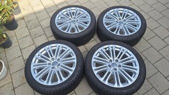 Alu kola Audi 18" 5x112 zimní pneu 245/40 R18 6-7mm A5