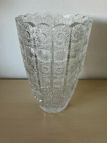 Křišťálová broušená váza Bohemia 30 cm - 1