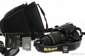 Zrcadlovka Nikon D5000 + 18-55mm + brašna