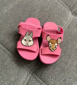 Sandálky dětské růžové