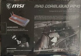 Vodní chladič MSI MAG CoreLiquid P240