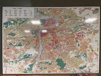 Mapa Prahy - 1