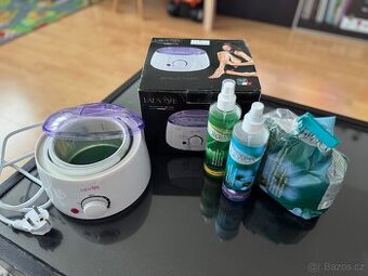 Rozehřívač vosku, zrnkový vosk, před/po depilační tonikum