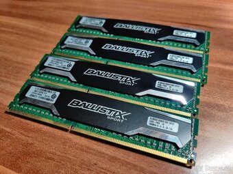 Crucial 16GB/32GB KIT DDR3 1600MHz CL9 Ballistix Sport - 1