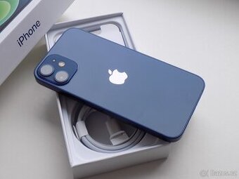 APPLE iPhone 12 mini 64GB Blue - ZÁRUKA 12 MĚSÍCŮ - 100%🔋 - 1