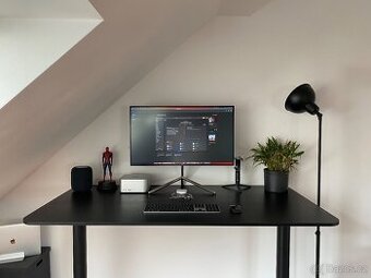 Elektrický polohovací stůl IKEA BEKANT 160x80 cm černý