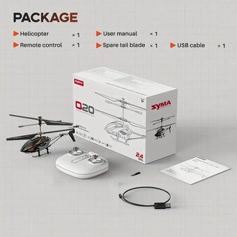 SYMA RC Helikoptéra (model Q20) na dalkové ovládání