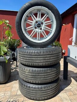 Alu kola PDW 4x100 R16 - 195/55/16 Continental