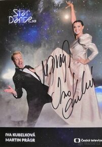 Prodám podpisovou kartu /autogram Iva Kubelková - 1