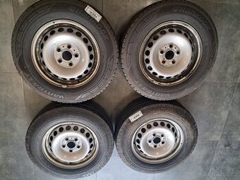 Plechove disky R16, 5x120, 6,5J, ET60 vc. letnich pneumatik