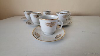 Kávový servis porcelánky Loket, 6 ks