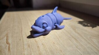 Pohyblivý delfín – 3D tištěná dekorace / hračka