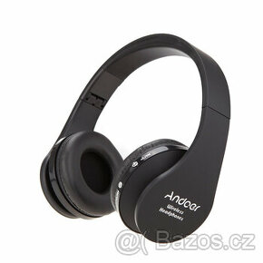 Andoer skládací bezdrátová Bluetooth 3.0 Stereo sluchátka