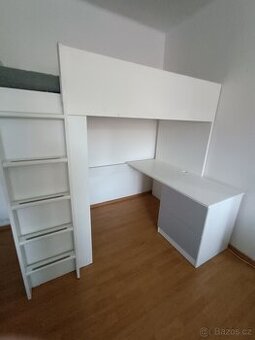 Vysoká postel Ikea Smastad