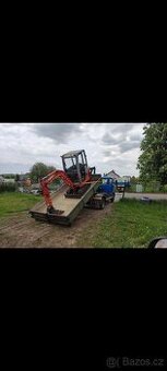 Minibagr Hitachi + Avia a80 kontejner