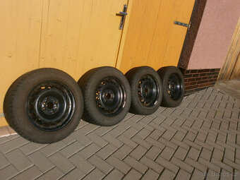 Fiat 500, Punto, Panda - 4 kusy ráfky a pneu 14"
