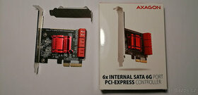 AXAGON PCES-SA6, PCIe řadič - 6x interní SATA 6G port