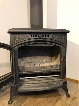 Krbová kamna K6 – 8 kW, litina, TOP stav (Náchod)