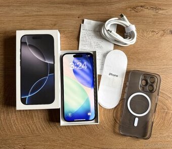 Apple iPhone 16 PRO 256gb, space gray, ZÁRUKA