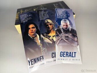 Zaklínač - Witcher - Hlavní postacy -Knižní záložky