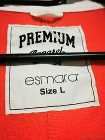 Červený mikinový overal