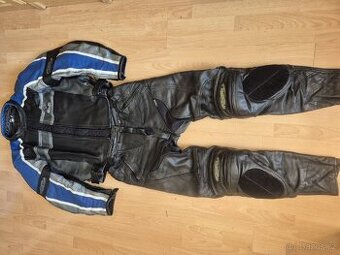 Kožená buna + kalhoty, moto kombinéza Padana