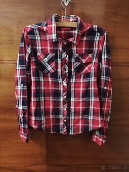 Dámská kostkovaná košile, vel. M