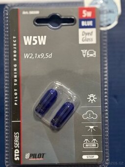 Žárovky W5W Pilot Blu-Xe tuning bílé parkovací světlo ✅