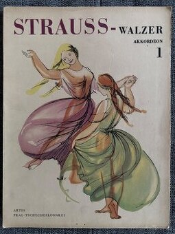 Noty akordeon - harmonika: STRAUSS - Walzer Akkordeon I