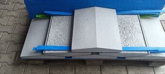 Plotové stříšky s okapničkou různé druhy