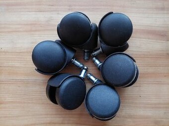 Nová a zánovní kola ke kolečkové židli, kolečka - SLEVA